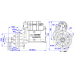 Demaror cu reductor 12v U650 Jubana Premium