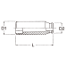 Cheie tubulara hexagonala impact 30mm 1" Hans